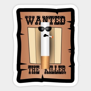Wanted - The Killer Sticker